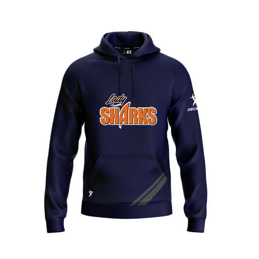 [FOLHSMNV-YXS-LOGO1] Decker Summit Hoodie (Youth XS, Navy, Logo 1)