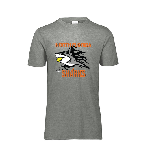 [FTSCUBGY-YS-LOGO2] Decker Youth Tri-Blend T-Shirt - Short Sleeve (Youth S, Gray, Logo 2)